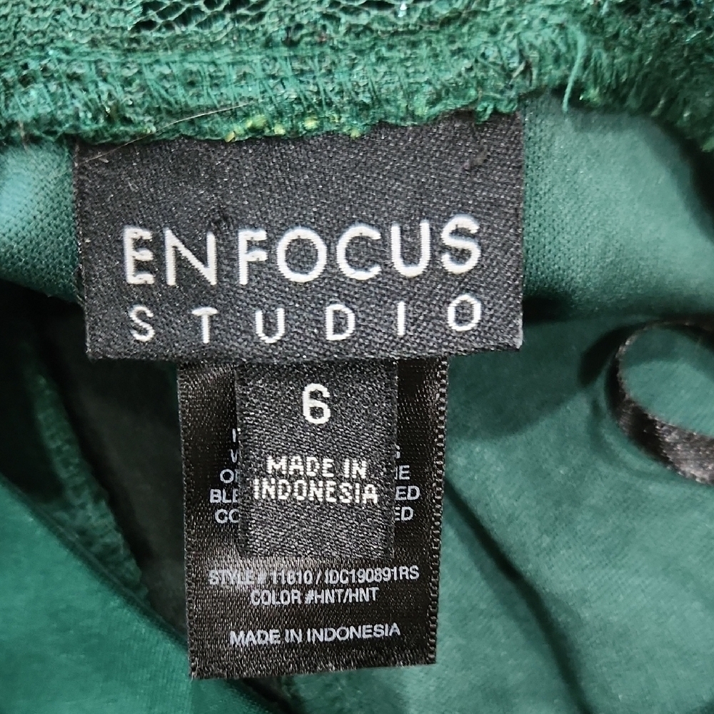 Enfocus Studio Teal Embellished Midi Dress - Picture 3 of 7